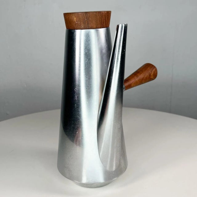 Alessi Stainless Steel Coffee Pot, Mid-Century Modern, 1960s For Sale - Image 11 of 16