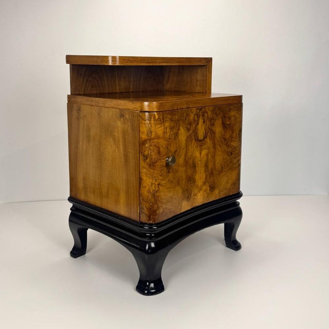 Art Deco Nightstand, 1950s, in Good conditions. Designed 1920 to 1949