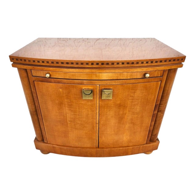 1980s Hickory White Genesis Collection Biedermeier Nightstand Side Table For Sale