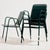 Austrian stackable garden armchair by Karasek on tubular metal frame with plastic seat and backrest from the 1980s. with...