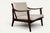 Elegant Scandinavian lounge chair from the 1960s, crafted from solid teak with organic lines particularly representative...