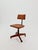 Bauhaus Swivel Office Chair in Wood by Stoll Giroflix, 1960s For Sale - Image 11 of 11