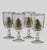 Victorian English Victorian Style Spode Christmas Tree Wine / Water Glass Goblets - S/8 For Sale - Image 3 of 4