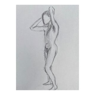 1980s Richard Snyder Standing Male Nude For Sale