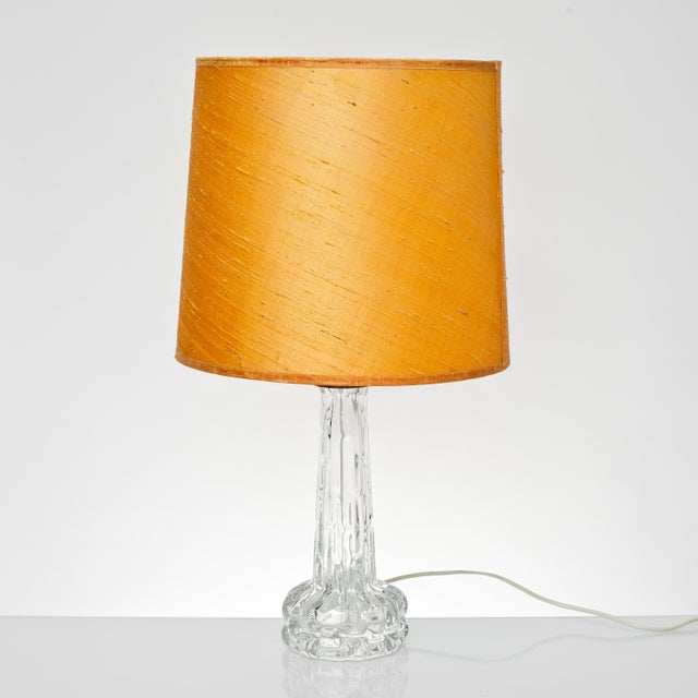 Orrefors Glass Model RD Table Lamp by Carl Fagerlund for Orrefors, 1960 For Sale - Image 4 of 4
