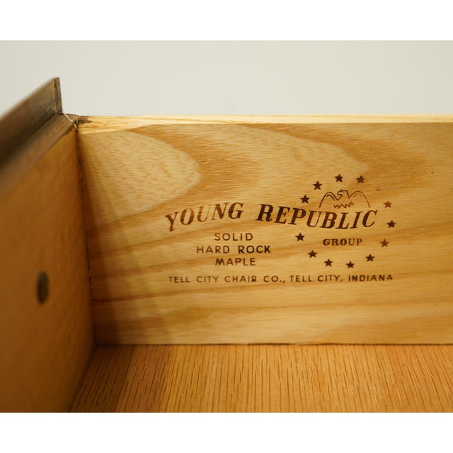 Tell City Solid Hard Rock Maple Colonial Early American 52" Buffet W