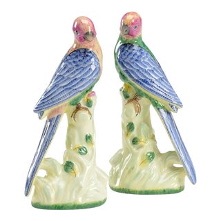 Chelsea House Porcelain Birds - A Pair For Sale