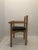 Mid 20th Century Mid 20th Century Vintage French Mid-Century Modern Guillerme Et Chambron Wood Upholstered Arm Chair For Sale - Image 5 of 12