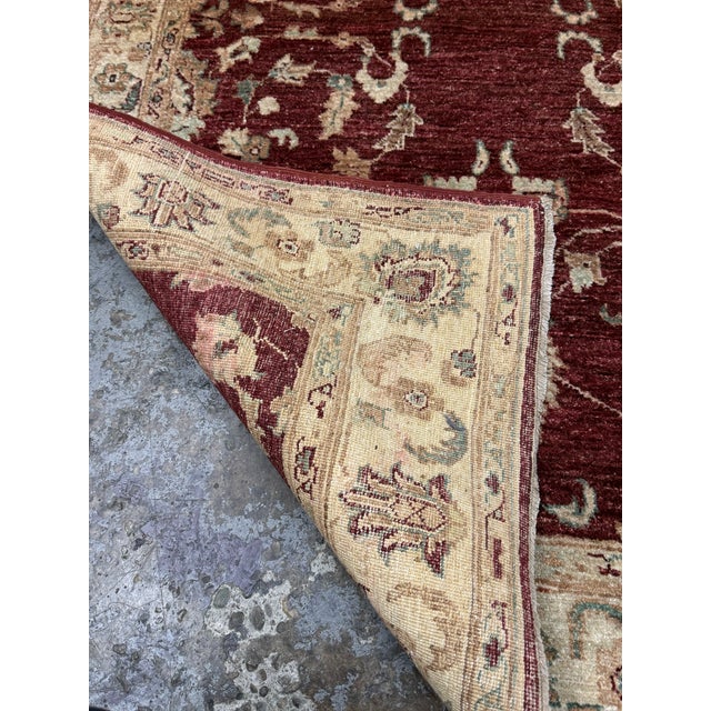Late 20th Century 4ft 2in × 5ft 8in Pak-Veg Hand-Knotted Area Rug, Vintage For Sale - Image 5 of 12