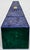 1980s Blue Marble Obelisk by Great City Traders – Handcrafted Stone Sculpture For Sale - Image 9 of 9