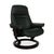 Set of Sunrise Lounge Chair and Ottoman in Leather and Green Fir from Stressless For Sale - Image 5 of 17