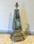 Neoclassical Mid 20th Century Silvered and Engraved Mirror Obelisk Lamps - a Pair For Sale - Image 3 of 8