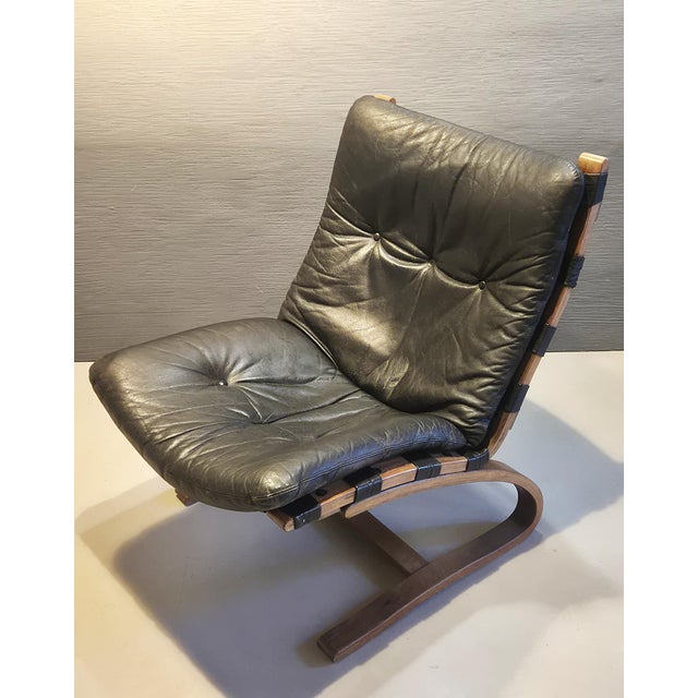 1960s Scandinavian Kengu Lounge Chairs attributed to E. & N. Solheim for Rybo, 1970s, Set of 2 For Sale - Image 5 of 13