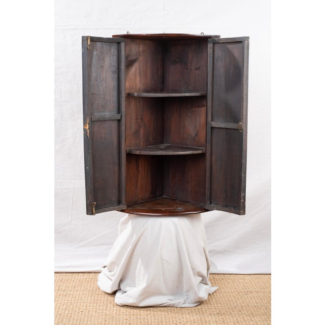 Victorian Antique Hanging Corner Cabinet For Sale - Image 3 of 14