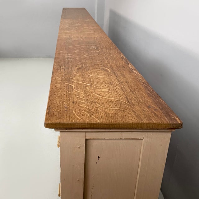 1930s Large Italian Chest of Drawers in Wood and Glass, 1930s For Sale - Image 5 of 18