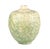1930s Art Déco Greenish Crystalline Glaze Sèvres Porcelain Bulbous Vase, France By: Manufacture Nationale de Sèvres...