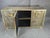 Wood Custom Murano Glass Sideboard with Hand-Painted Doors and Brass Details by Justfurnituress For Sale - Image 7 of 11