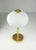 Mid-Century Brass & Glass Table Lamp For Sale - Image 15 of 15