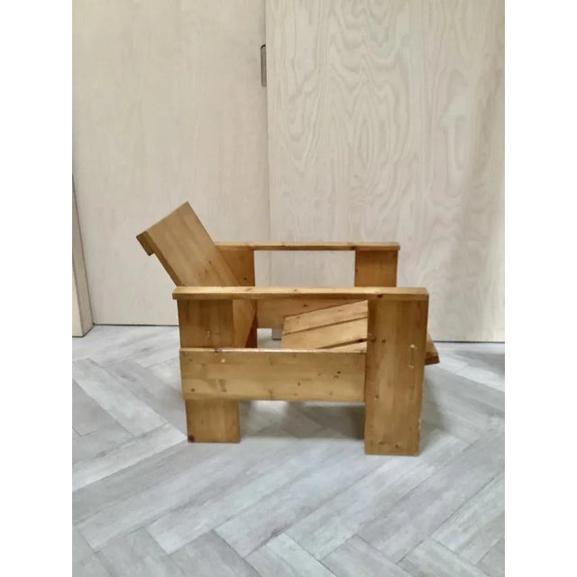Gerrit Rietveld Crate Chair by Gerrit Thomas Rietveld, 1960s For Sale - Image 4 of 10