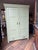 Antique Painted Green Wooden Wardrobe For Sale - Image 6 of 8
