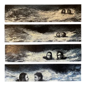 Four Joseph Sikora Original Painted Panels