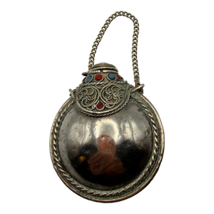 Vintage Silver Decorative Snuff Bottle