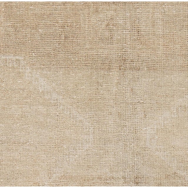 Turkish Vintage Circa 1940 Turkish Oushak Runner 2ft 10in X 13ft 7in For Sale - Image 3 of 8