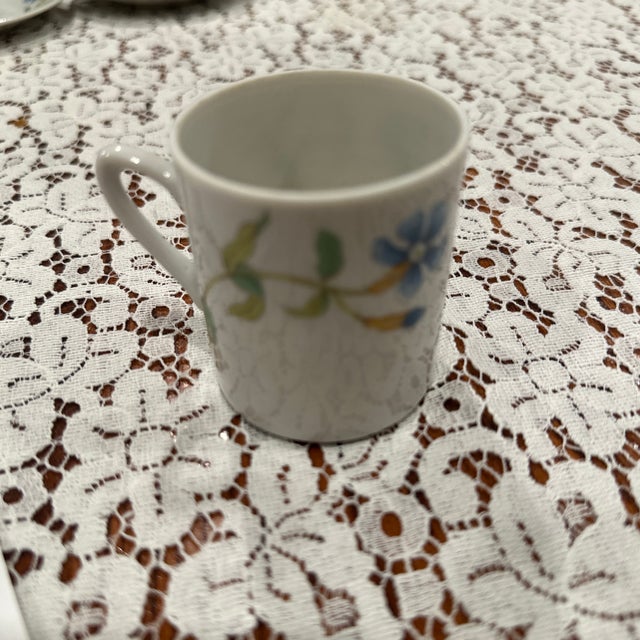 Ceramic Vintage Tahoe Fine China Teacups with matching saucers - 8pcs For Sale - Image 7 of 7