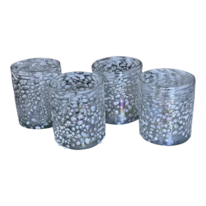 Vintage Murano Blown Glass Rocks Glasses - Set of 4
