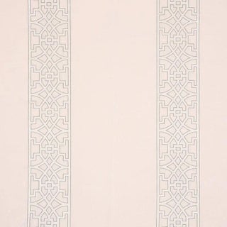 Sample - Schumacher X Mary Mcdonald Don't Fret Fabric in Blush Conch For Sale