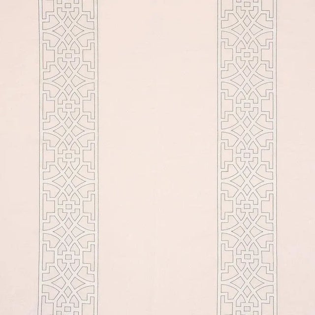 Sample - Schumacher X Mary Mcdonald Don't Fret Fabric in Blush Conch For Sale