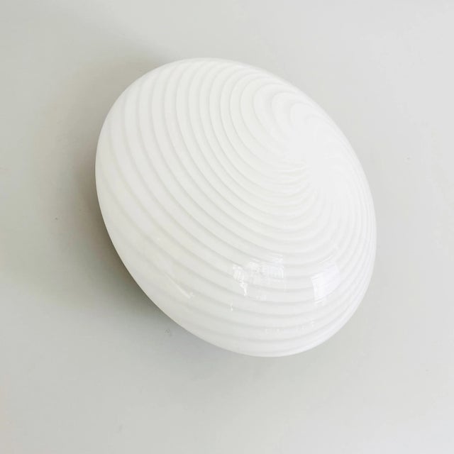 Mid-Century Modern Italian Murano Glass Ceiling Lamp, 1960s For Sale - Image 3 of 7