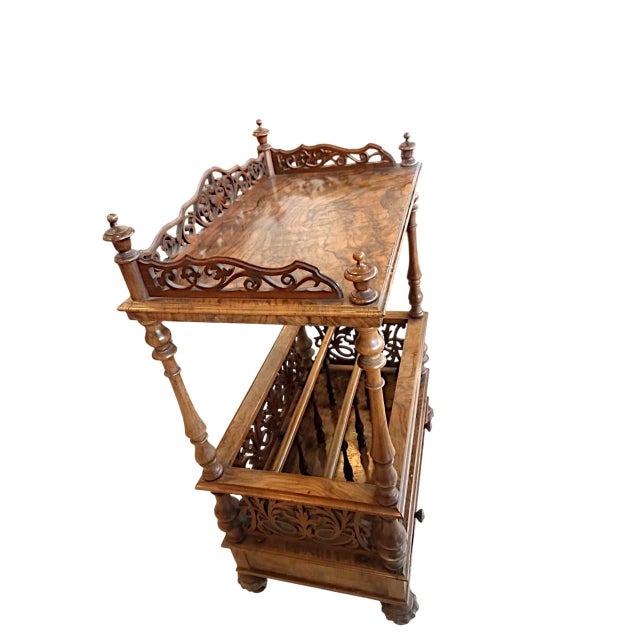 Mid 19th Century Bolognese Etagère in Olive Tree and Briar, 19th Century For Sale - Image 5 of 7