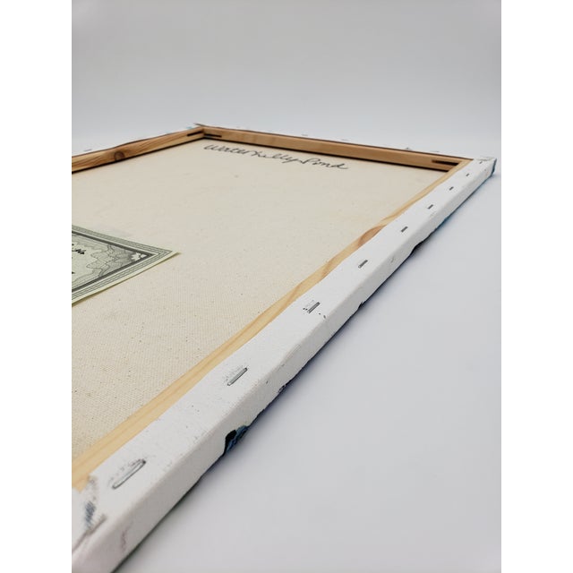 Jose Trujillo Original Signed Oil Painting of Water Lily Pond For Sale - Image 9 of 9