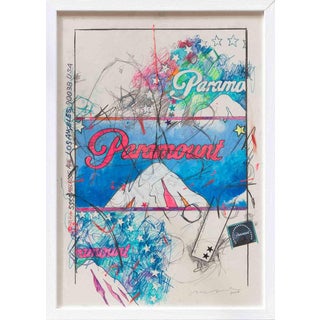 Enrico Manera, Paramount, 2008, Mixed Media on Paper For Sale