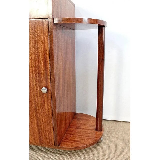 Mahogany Veneer Bar Cabinet, 1950s For Sale - Image 15 of 18