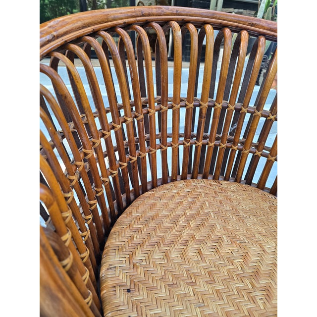 Late 20th Century Swivel Chair Attributed to Franco Albini For Sale - Image 9 of 11