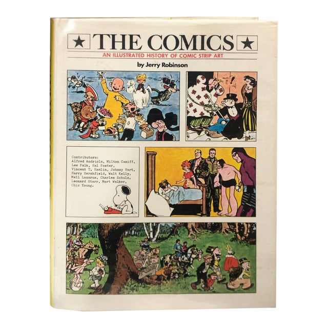 1974 the Comics an Illustrated History of Comic Strips Art Book Jerry Robinson For Sale