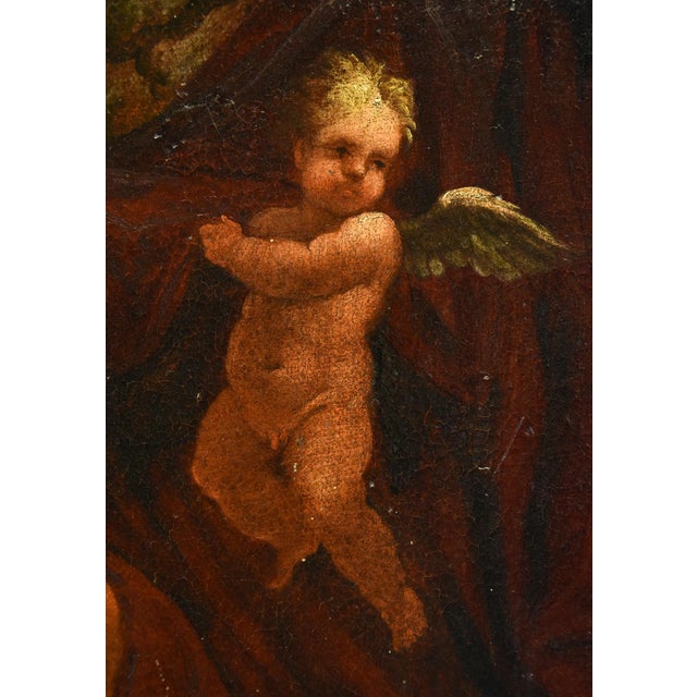 Baroque Guillaume Courtois / Il Borgognone, Diana & Cupid, 1650, Oil on Canvas For Sale - Image 3 of 15