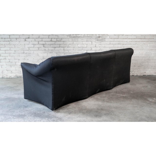 Textile 1970s Mario Bellini 'Tentazione' Three-Seater Sofa for Cassina For Sale - Image 7 of 15