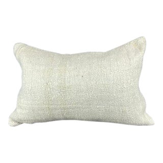 16 x 24 Hemp Pillow Turkish Cushion Natural White Pillow Cushion Cover For Sale