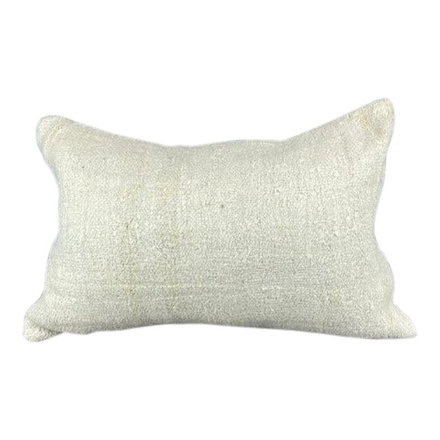 16 x 24 Hemp Pillow Turkish Cushion Natural White Pillow Cushion Cover For Sale