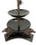 Metal 1980s Sculptural Palm Beach Regency 3-Tier Monkey & Elephant Centerpiece Server For Sale - Image 7 of 9
