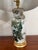Ceramic Pair of Vintage Mid Century Modern Japanese Kutani Hand Painted Table Lamps With Peacock, Flowers and Gold For Sale - Image 7 of 11