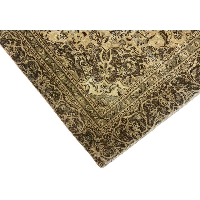 Vintage Middle Eastern Hand-Knotted Rug For Sale - Image 4 of 6