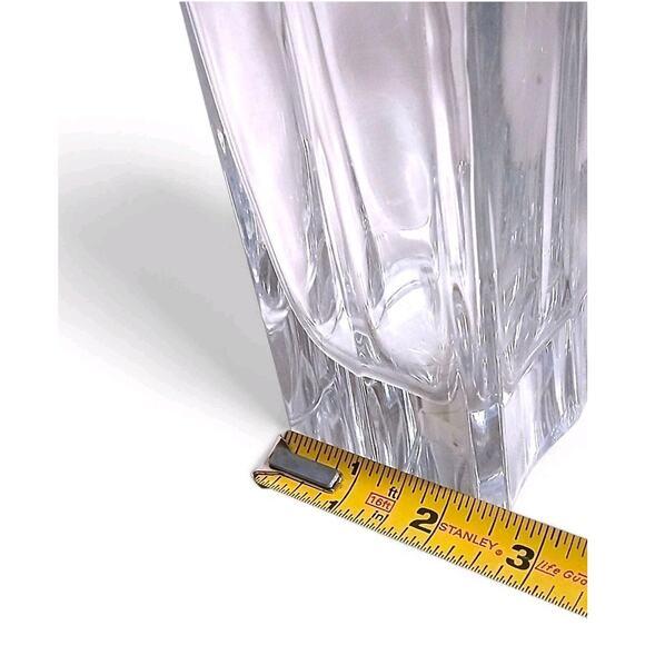 1970s Nachtmann Decanter Leaded Crystal Clear Whiskey Bar Square Classy Luxury For Sale - Image 11 of 11