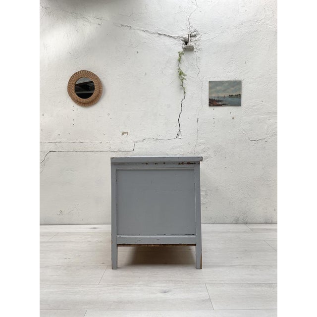 Vintage Painted Wooden Chest For Sale - Image 18 of 18