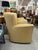 Channel Back Scalloped Swivel Chairs, a Pair For Sale In West Palm - Image 6 of 8