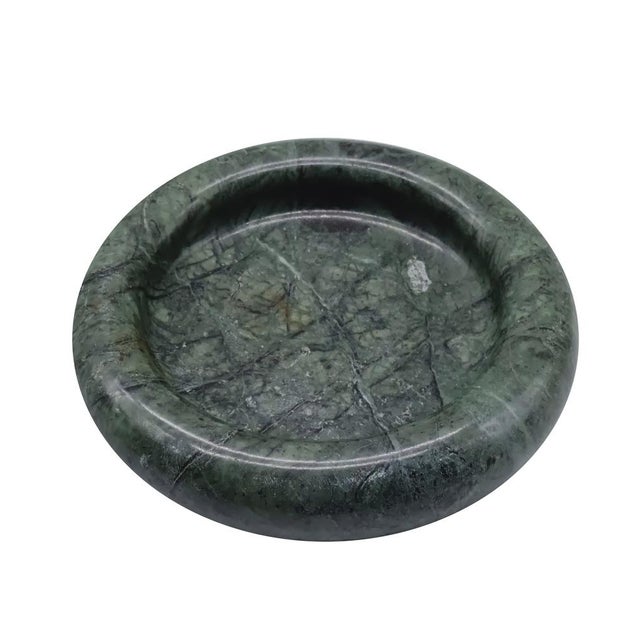 Mid-Century Modern Green Marble Centerpiece by Sergio Asti for Up & Up, Italy, 1970s For Sale - Image 3 of 7