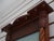 Wood Antique 19th Century Reverse Painted Mahogany Wall Mirror For Sale - Image 7 of 10